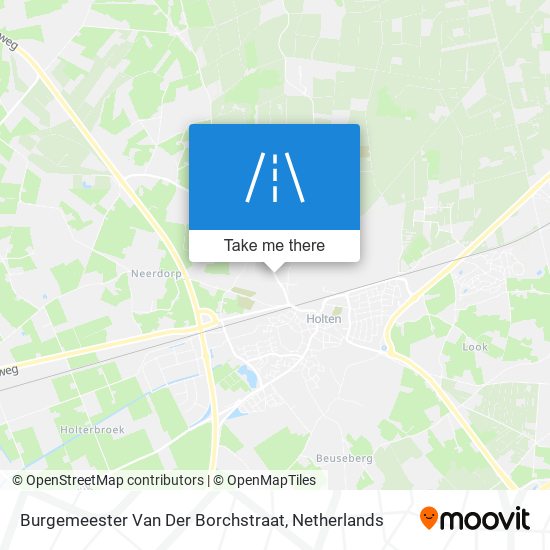 Burgemeester Van Der Borchstraat map