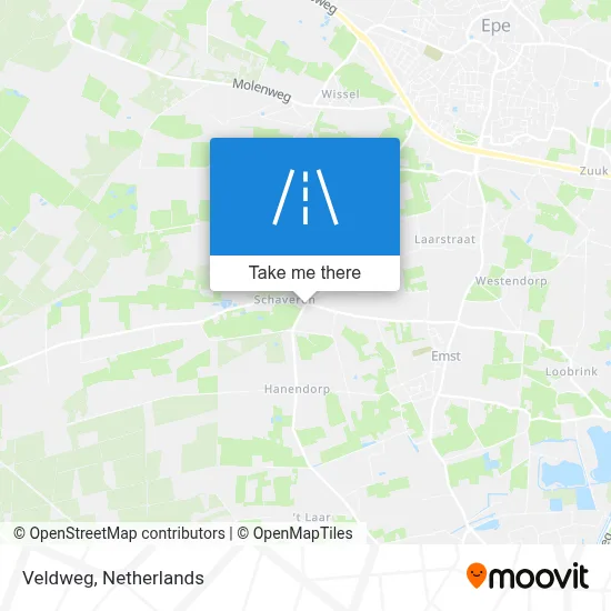 Veldweg map