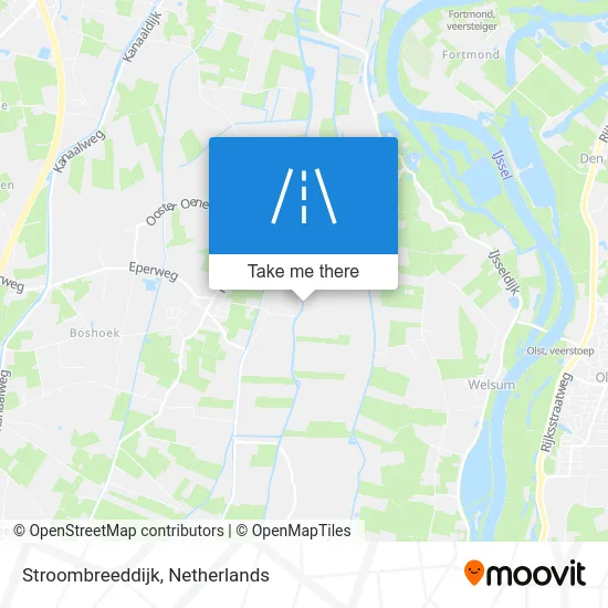 Stroombreeddijk map