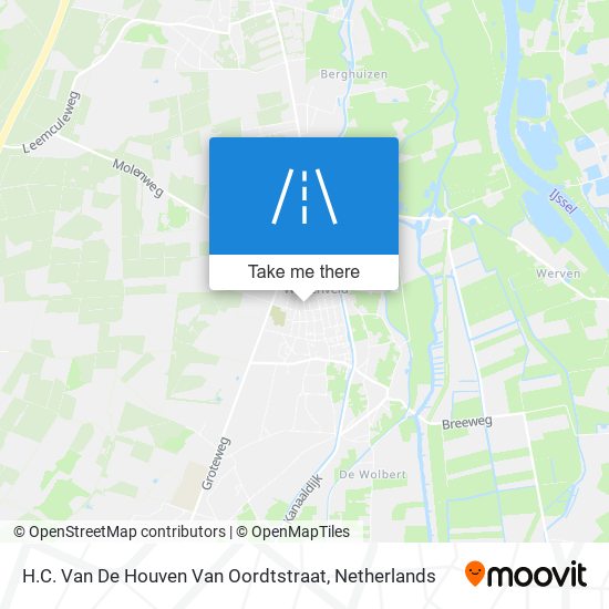 H.C. Van De Houven Van Oordtstraat map