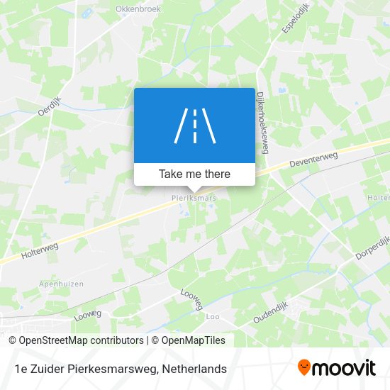 1e Zuider Pierkesmarsweg map
