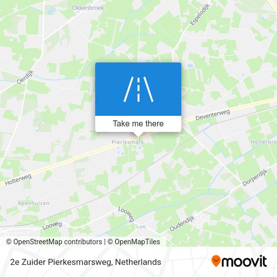 2e Zuider Pierkesmarsweg map