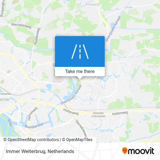 Immer Weiterbrug map