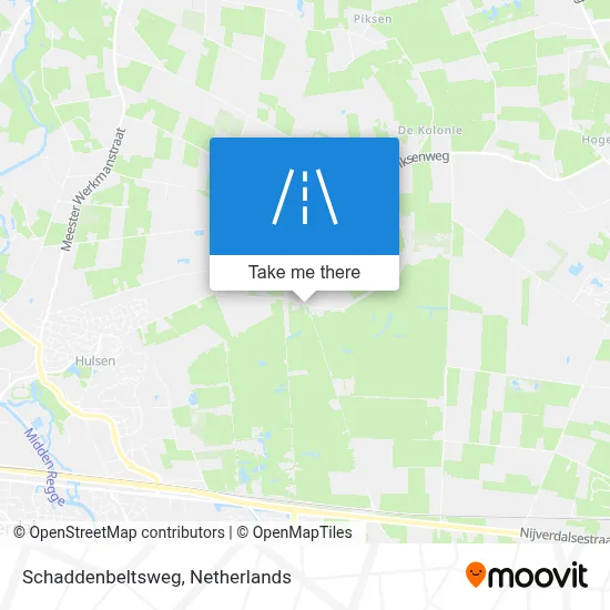 Schaddenbeltsweg map