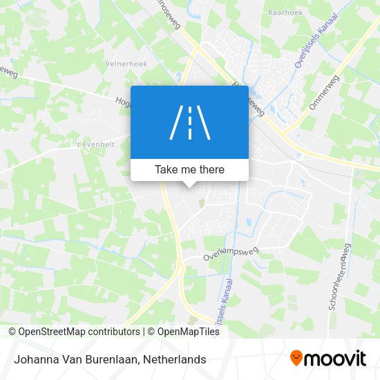 Johanna Van Burenlaan map