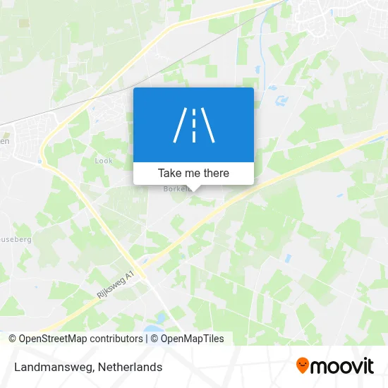 Landmansweg map