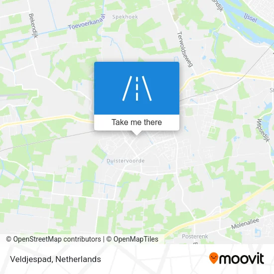 Veldjespad map
