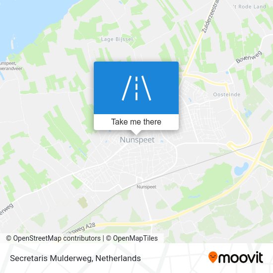 Secretaris Mulderweg map