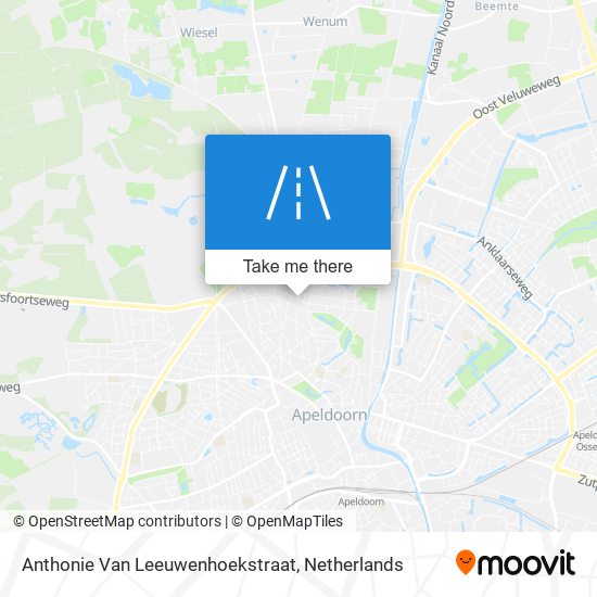 Anthonie Van Leeuwenhoekstraat map