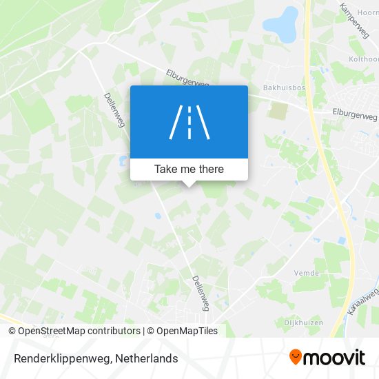 Renderklippenweg map