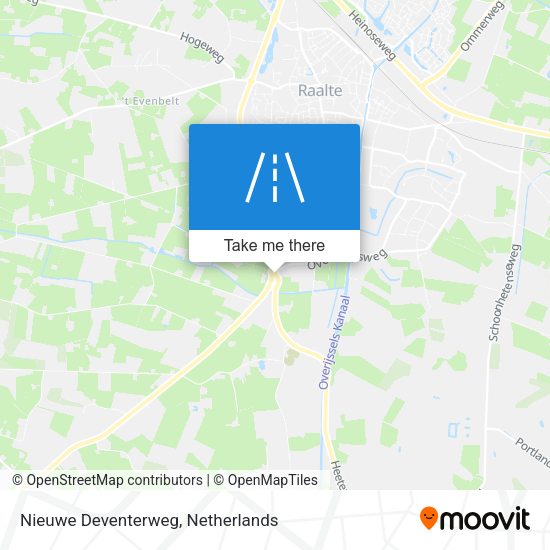 Nieuwe Deventerweg map