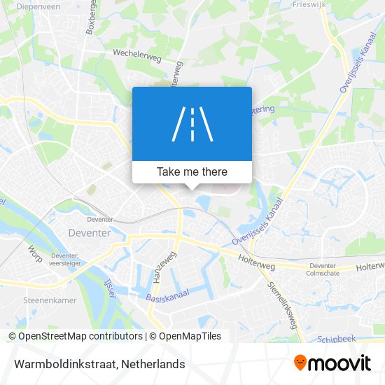 Warmboldinkstraat map