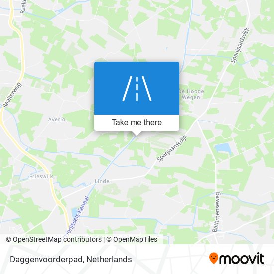 Daggenvoorderpad map