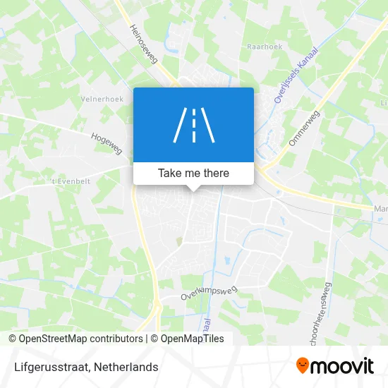 Lifgerusstraat map