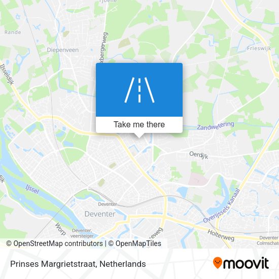 Prinses Margrietstraat map