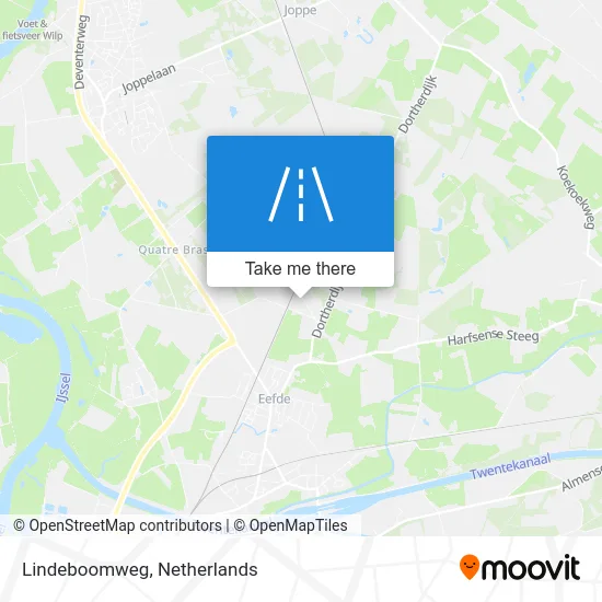 Lindeboomweg Karte