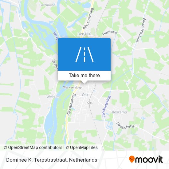 Dominee K. Terpstrastraat map