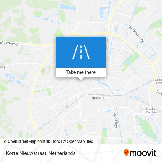 Korte Nieuwstraat map