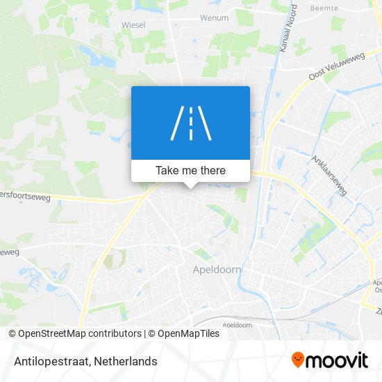 Antilopestraat map