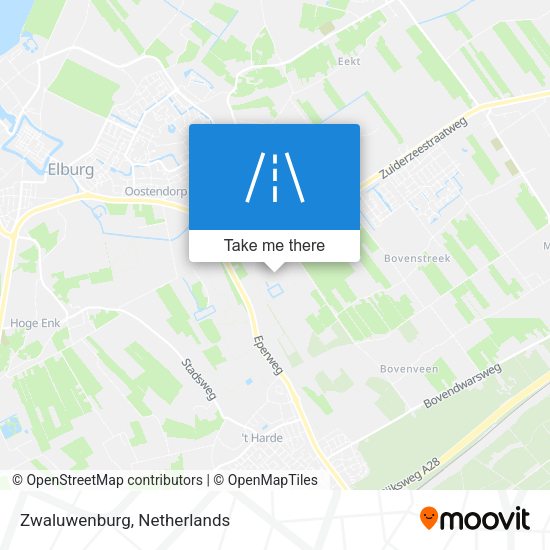 Zwaluwenburg map