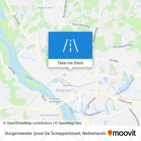Burgemeester Ijssel De Schepperstraat map