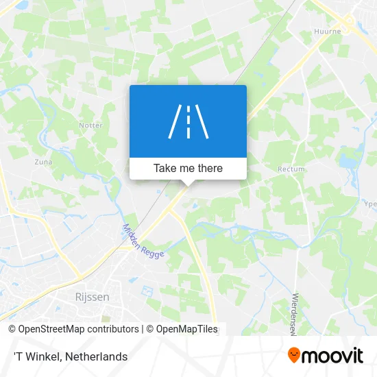 'T Winkel map