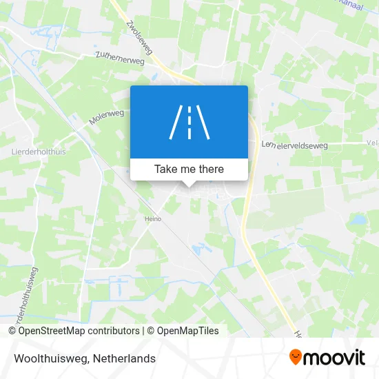 Woolthuisweg map