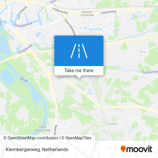 Klembergerweg map