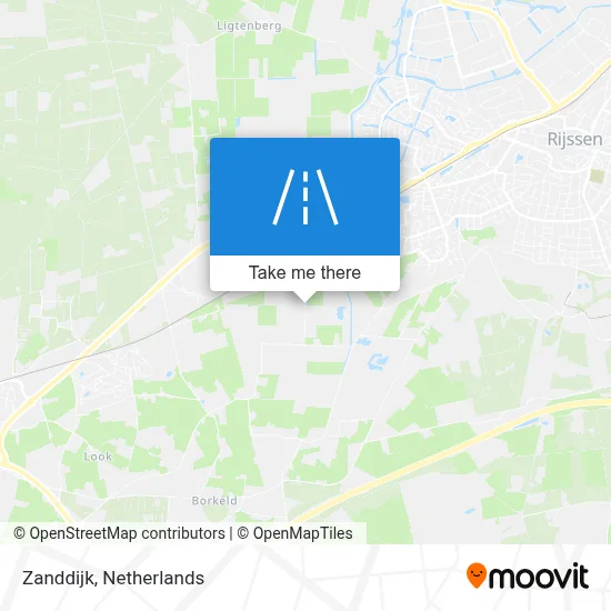 Zanddijk map