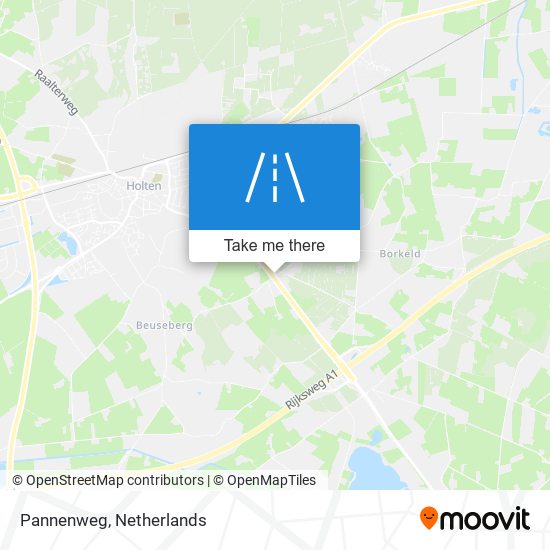 Pannenweg Karte