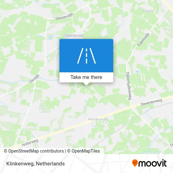 Klinkenweg map