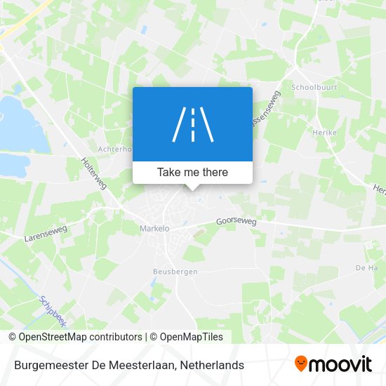 Burgemeester De Meesterlaan map