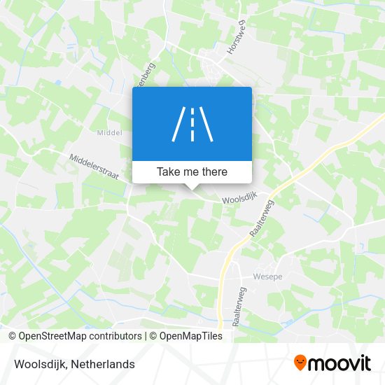 Woolsdijk map