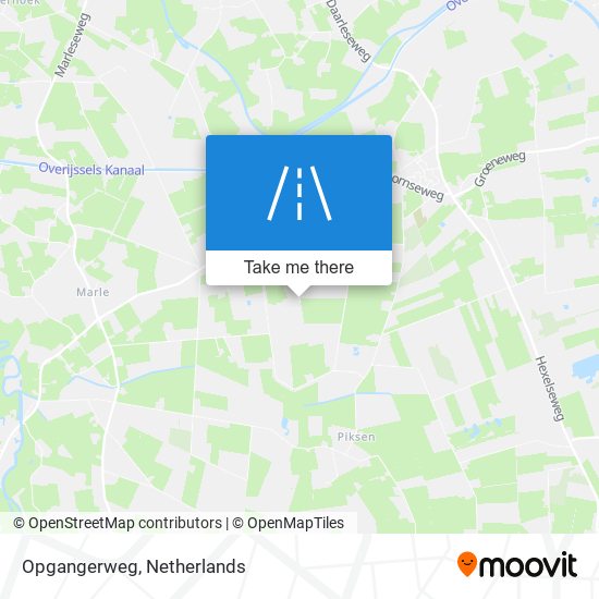 Opgangerweg map