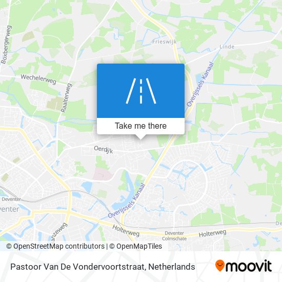 Pastoor Van De Vondervoortstraat map