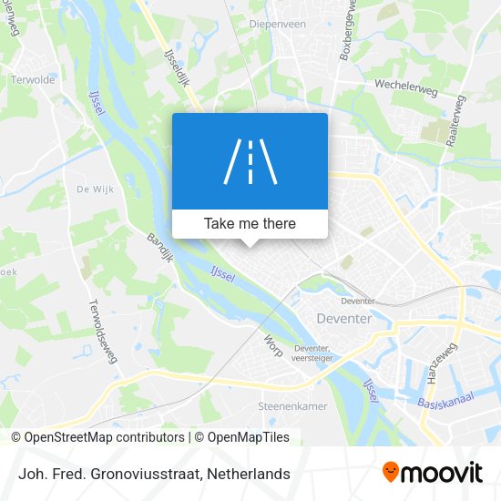 Joh. Fred. Gronoviusstraat map