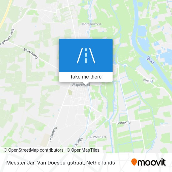 Meester Jan Van Doesburgstraat map