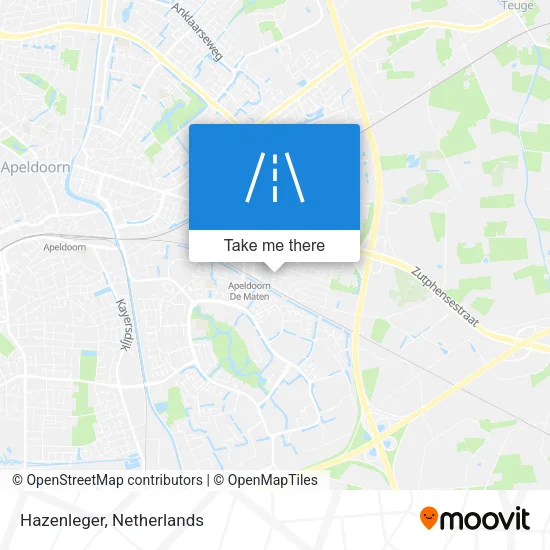 Hazenleger map