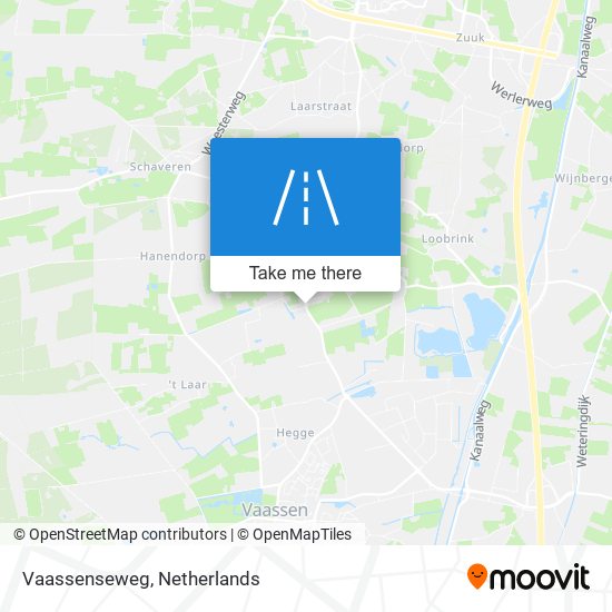 Vaassenseweg map