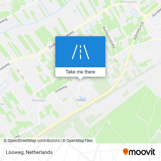 Looweg map