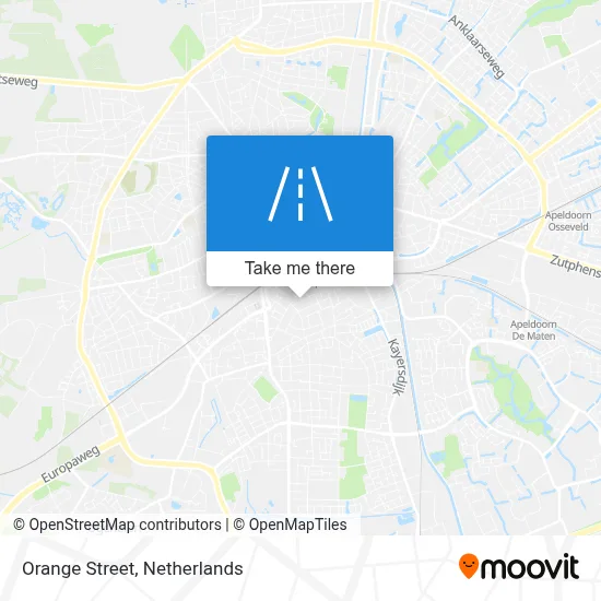 Oranjestraat map