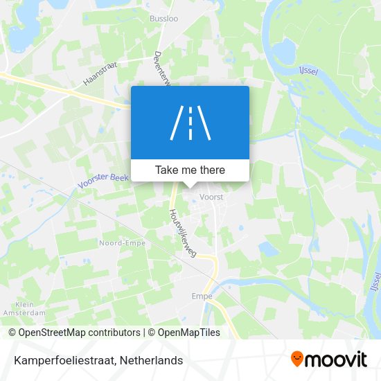 Kamperfoeliestraat map