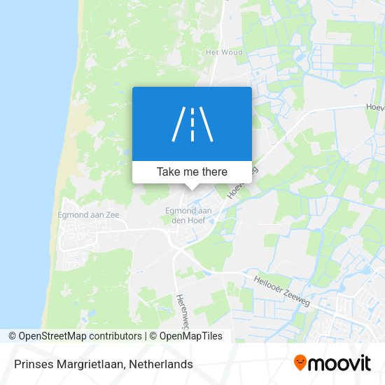 Prinses Margrietlaan map