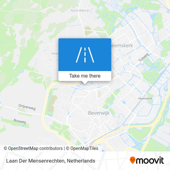 Laan Der Mensenrechten map