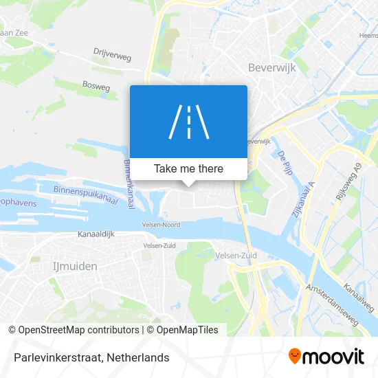 Parlevinkerstraat map