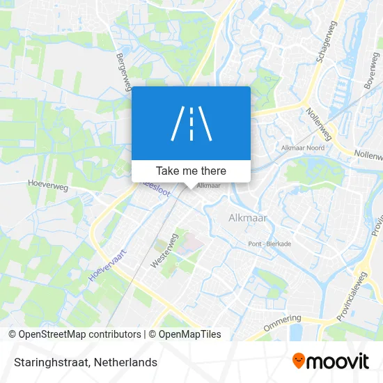 Staringhstraat map