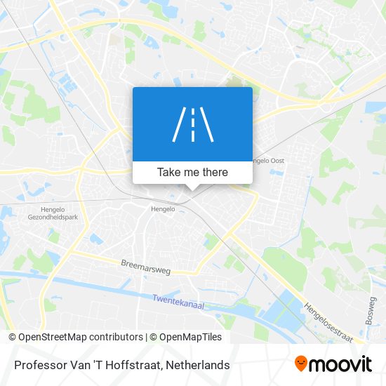 Professor Van 'T Hoffstraat Karte