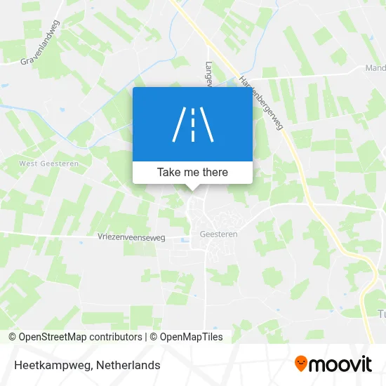 Heetkampweg map