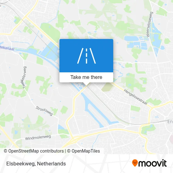 Elsbeekweg map