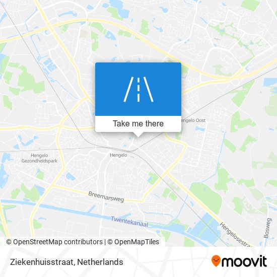 Ziekenhuisstraat map